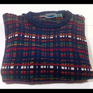 VTG. Men’s Large Etchings Abstract Sweater